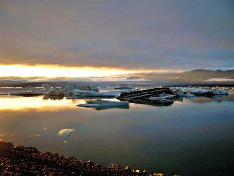Islanda paesaggio ghiacci