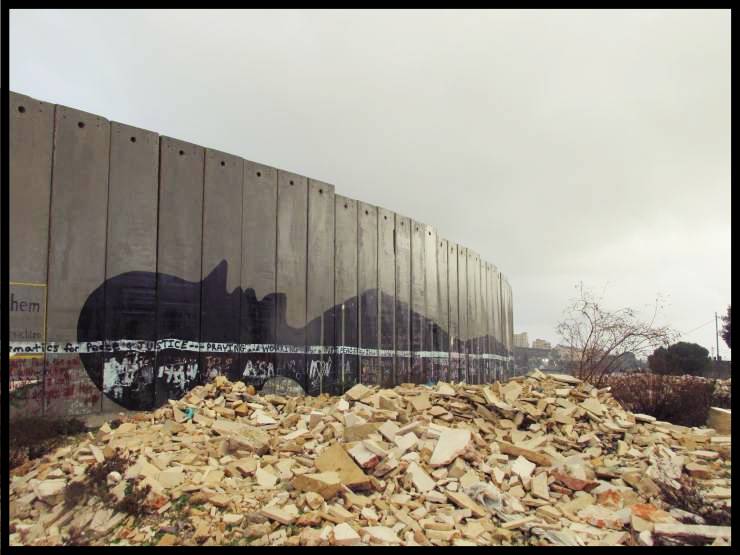 Betlemme muro che divide Israele dalla Palestina