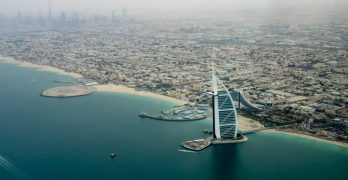 Dubai panorama dall'alto