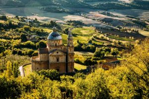 Montepulciano cammino in solitaria