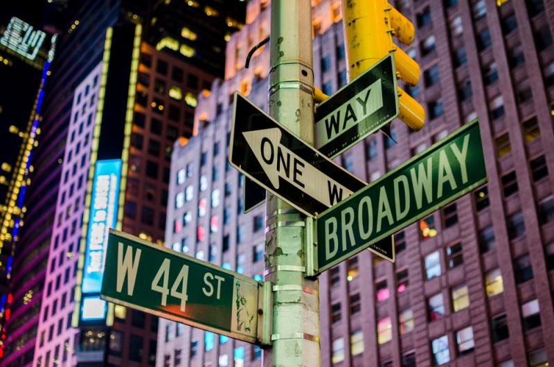 Broadway road New York 1