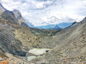 Lago Miage Val Veny Aosta panorama
