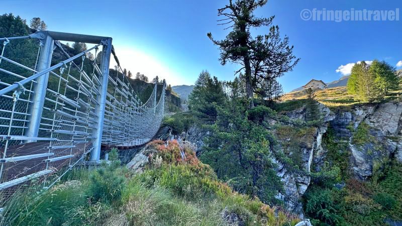 Val Martello Alto Adige Parco nazionale dello Stelvio Ponte di ferro